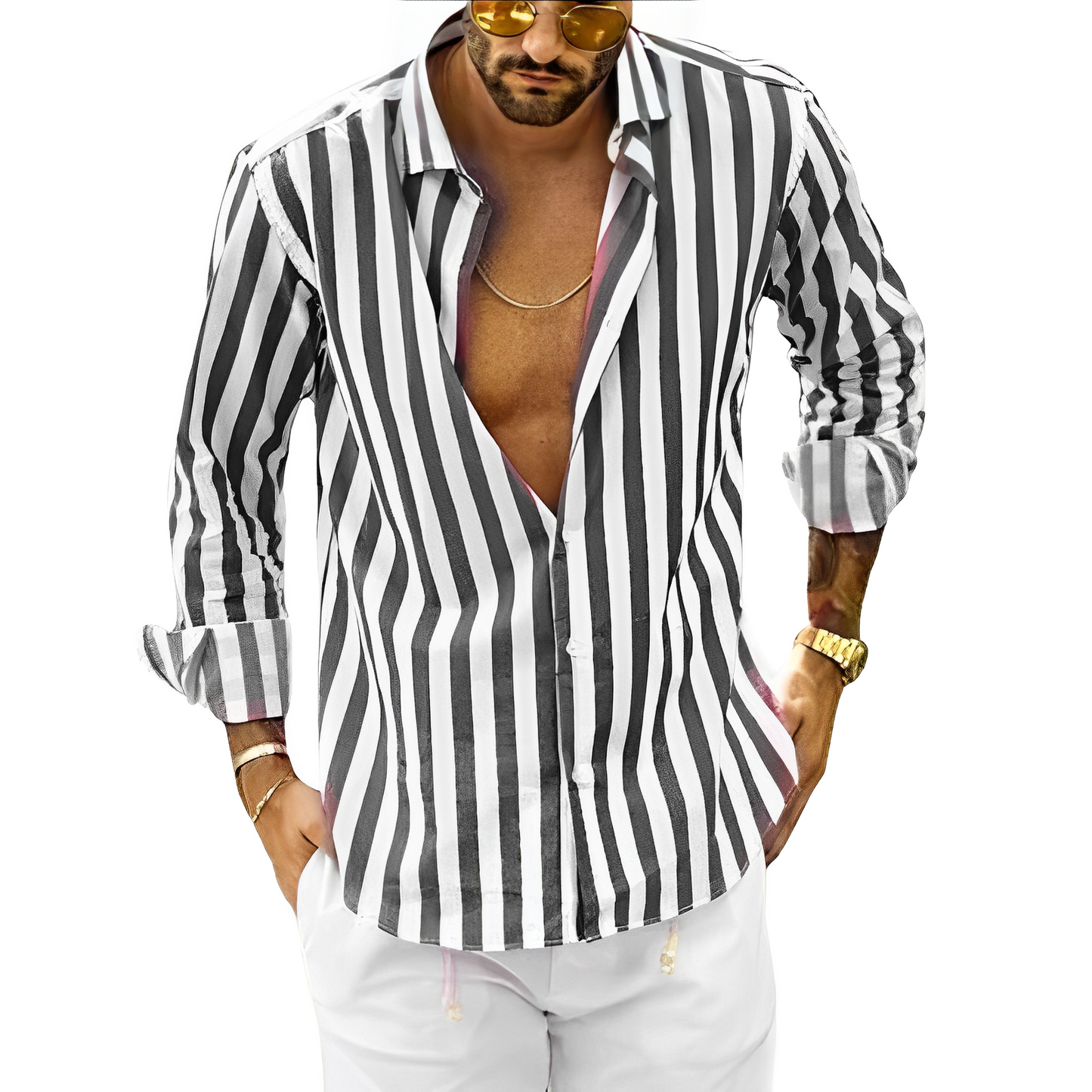 Martin Ellis | Striped Casual Shirt