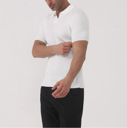 Lachlan | Ribbed Short-Sleeve Tee