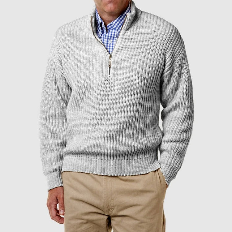 Nathan Half Zip Cardigan