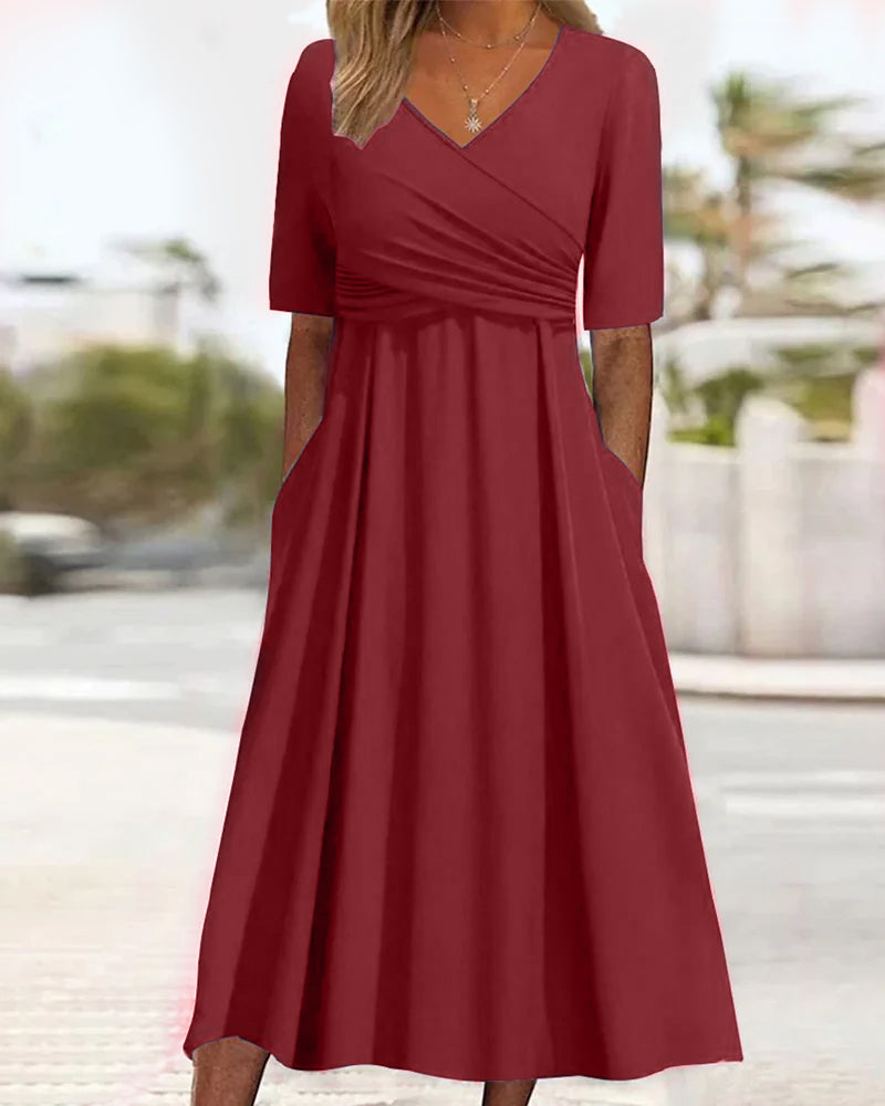 Clara | Crossover Dress