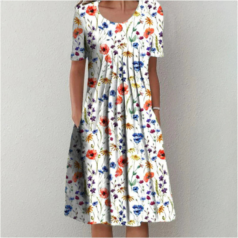 Hazel | Floral Bohemian Dress