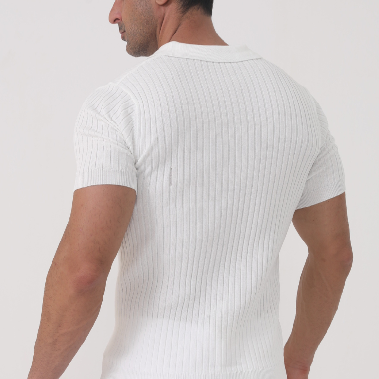 Lachlan | Ribbed Short-Sleeve Tee