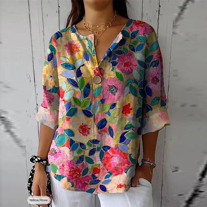 Elara | Floral Blouse