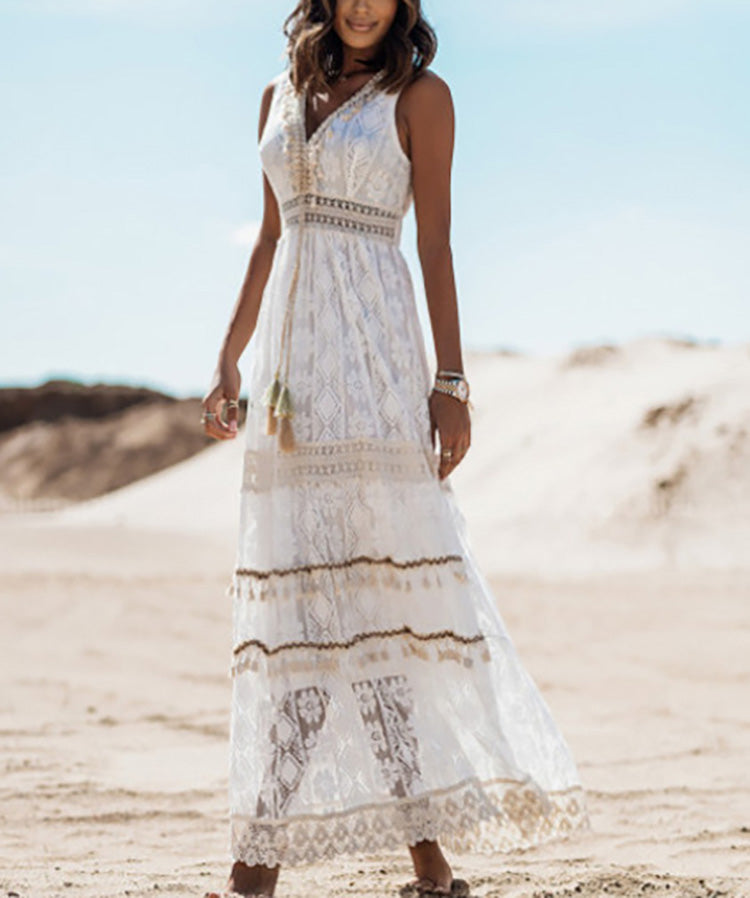 Marina | Elegant Boho Maxi Dress