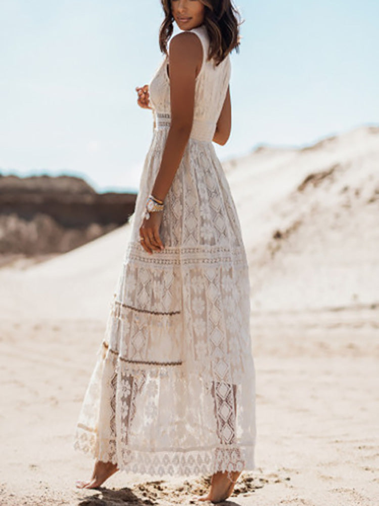 Marina | Elegant Boho Maxi Dress