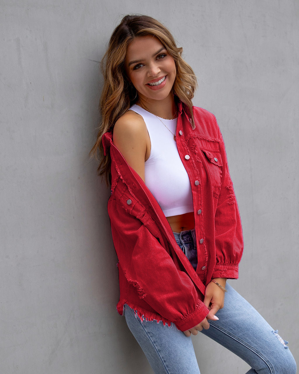 Hannah | 90's Retro Denim Jacket