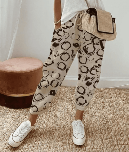 Delphine | Comfortable Cotton Trousers