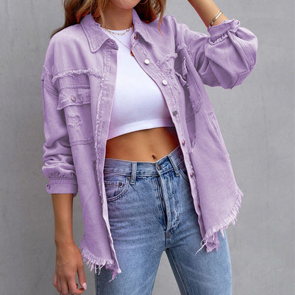 Hannah | 90's Retro Denim Jacket