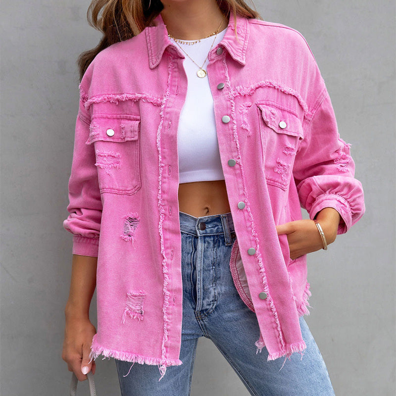 Hannah | 90's Retro Denim Jacket