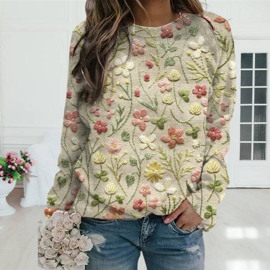 Florence | Flowery Long Sleeve Shirt