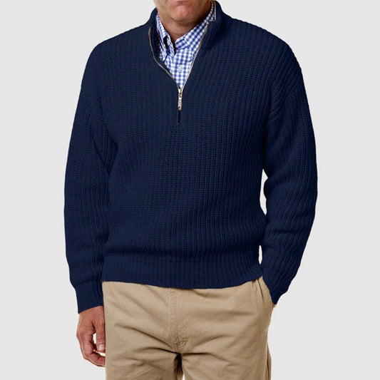 Nathan Half Zip Cardigan