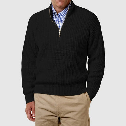 Nathan Half Zip Cardigan