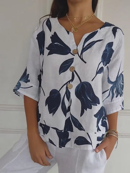 Miranda | Floral Print Blouse