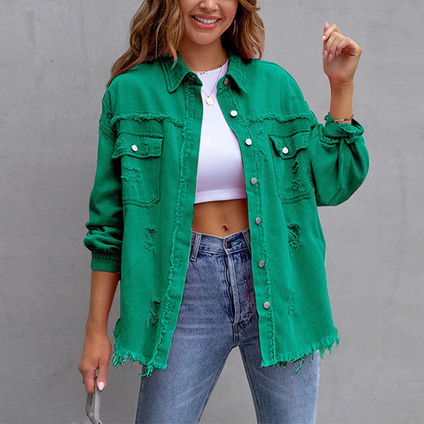 Hannah | 90's Retro Denim Jacket